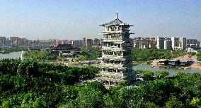 CHINA-SHAANXI-XI'AN-BAHE RIVER-AERIAL VIEWS (CN)