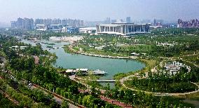 CHINA-SHAANXI-XI'AN-BAHE RIVER-AERIAL VIEWS (CN)