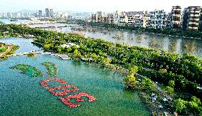 CHINA-SHAANXI-XI'AN-BAHE RIVER-AERIAL VIEWS (CN)