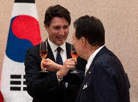 Trudeau Visits South Korea