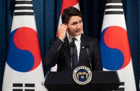 Trudeau Visits South Korea