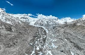 (InTibet) CHINA-TIBET-MOUNT QOMOLANGMA-RONGBUK GLACIER (CN)