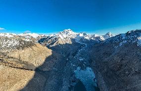 (InTibet) CHINA-TIBET-MOUNT QOMOLANGMA-RONGBUK GLACIER (CN)