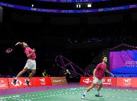 (SP)CHINA-SUZHOU-BADMINTON-SUDIRMAN CUP-FRA VS ENG (CN)