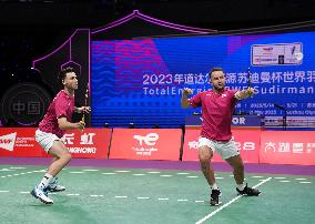 (SP)CHINA-SUZHOU-BADMINTON-SUDIRMAN CUP-FRA VS ENG (CN)