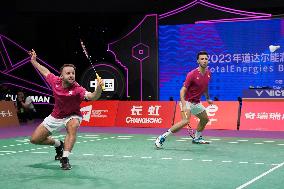 (SP)CHINA-SUZHOU-BADMINTON-SUDIRMAN CUP-FRA VS ENG (CN)