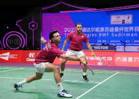 (SP)CHINA-SUZHOU-BADMINTON-SUDIRMAN CUP-FRA VS ENG (CN)