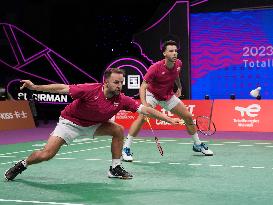 (SP)CHINA-SUZHOU-BADMINTON-SUDIRMAN CUP-FRA VS ENG (CN)