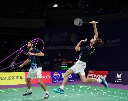 (SP)CHINA-SUZHOU-BADMINTON-SUDIRMAN CUP-FRA VS ENG (CN)