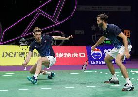 (SP)CHINA-SUZHOU-BADMINTON-SUDIRMAN CUP-FRA VS ENG (CN)