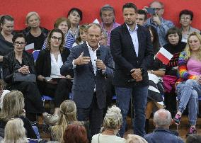 Krakow Hosts Joint Open Meeting With Donald Tusk And Rafal Trzaskowski