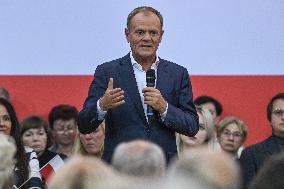 Krakow Hosts Joint Open Meeting With Donald Tusk And Rafal Trzaskowski