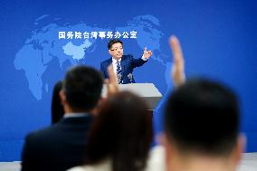 CHINA-BEIJING-STATE COUNCIL-TAIWAN AFFAIRS OFFICE-PRESS CONFERENCE (CN)