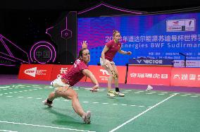 (SP)CHINA-SUZHOU-BADMINTON-SUDIRMAN CUP-FRA VS ENG (CN)