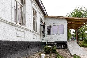 Reconstrution Of Hostomel In Ukraine