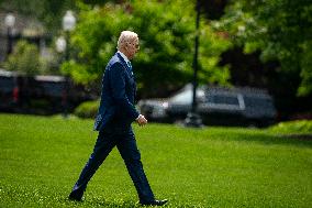 President Biden Departs the White House