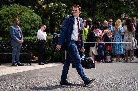 President Biden Departs the White House