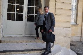 Mayor Yannick Morez meets with Elisabeth Borne - Paris