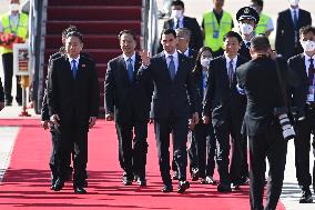 CHINA-SHAANXI-XI'AN-TURKMEN PRESIDENT-ARRIVAL (CN)