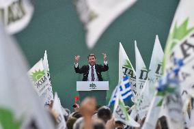 Nikos Androulakis Addresses PASOK -KINAL Party Supporters In Athens