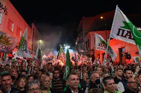 Nikos Androulakis Addresses PASOK -KINAL Party Supporters In Athens