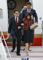 Japan PM Kishida arrives in Hiroshima for G-7 summit