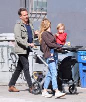Will Arnett And Family Out - NYC