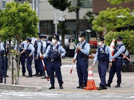 Tightened security on eve of G-7 summit in Hiroshima