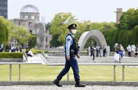 Security tightens on eve of G-7 summit in Hiroshima