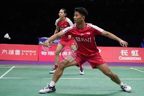 (SP)CHINA-SUZHOU-BADMINTON-SUDIRMAN CUP-INDONESIA VS THAILAND(CN)