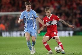 Middlesbrough v Coventry City: Sky Bet Championship Play-Off Semi-Final Second Leg