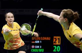 (SP)CHINA-SUZHOU-BADMINTON-SUDIRMAN CUP-GERMANY VS CANADA (CN)