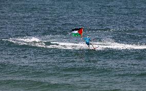 Members Of A Palestine Sailing And Rowing Federation