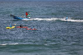 Members Of A Palestine Sailing And Rowing Federation