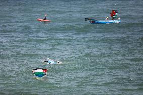 Members Of A Palestine Sailing And Rowing Federation