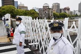Security tightened in Hiroshima on eve of G-7 summit