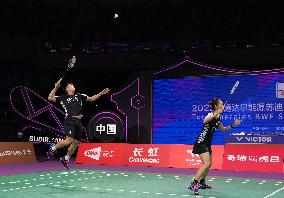 (SP)CHINA-SUZHOU-BADMINTON-SUDIRMAN CUP-SGP VS EGY (CN)