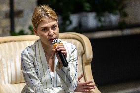 Olha Stefanishyna Speaks To Media In Kyiv