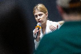Olha Stefanishyna Speaks To Media In Kyiv