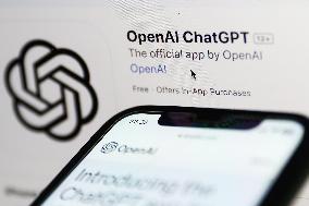 OpenAI ChatGPT App Photo Illustrations