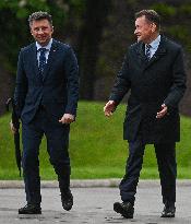 Kaczynski And PiS Politicians At Wawel Castle