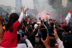 Victory Parade Of The Indonesia's National Football Team