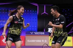 (SP)CHINA-SUZHOU-BADMINTON-SUDIRMAN CUP-QUARTERFINAL-THAILAND VS JAPAN (CN)