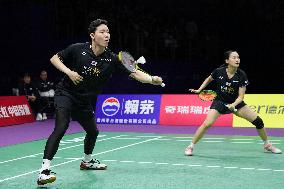 (SP)CHINA-SUZHOU-BADMINTON-SUDIRMAN CUP-QUARTERFINAL-SOUTH KOREA VS CHINESE TAIPEI (CN)