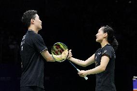 (SP)CHINA-SUZHOU-BADMINTON-SUDIRMAN CUP-QUARTERFINAL-SOUTH KOREA VS CHINESE TAIPEI (CN)