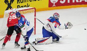 (SP)LATVIA-RIGA-2023 IIHF ICE HOCKEY WORLD CHAMPIONSHIP-SLOVAKIA VS SWITZERLAND