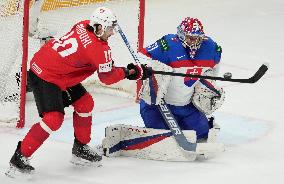 (SP)LATVIA-RIGA-2023 IIHF ICE HOCKEY WORLD CHAMPIONSHIP-SLOVAKIA VS SWITZERLAND