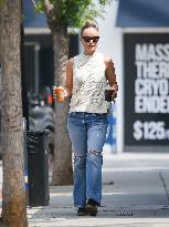 Olivia Wilde In Sleeveless Top And Jeans - LA