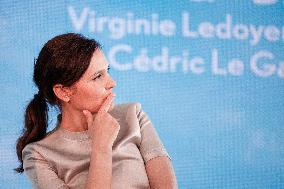 Cannes - Virginie Ledoyen At La Plage Des Enfants Gates