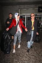 Cannes Dominique Crenn And Maria Bello At Nice Airport